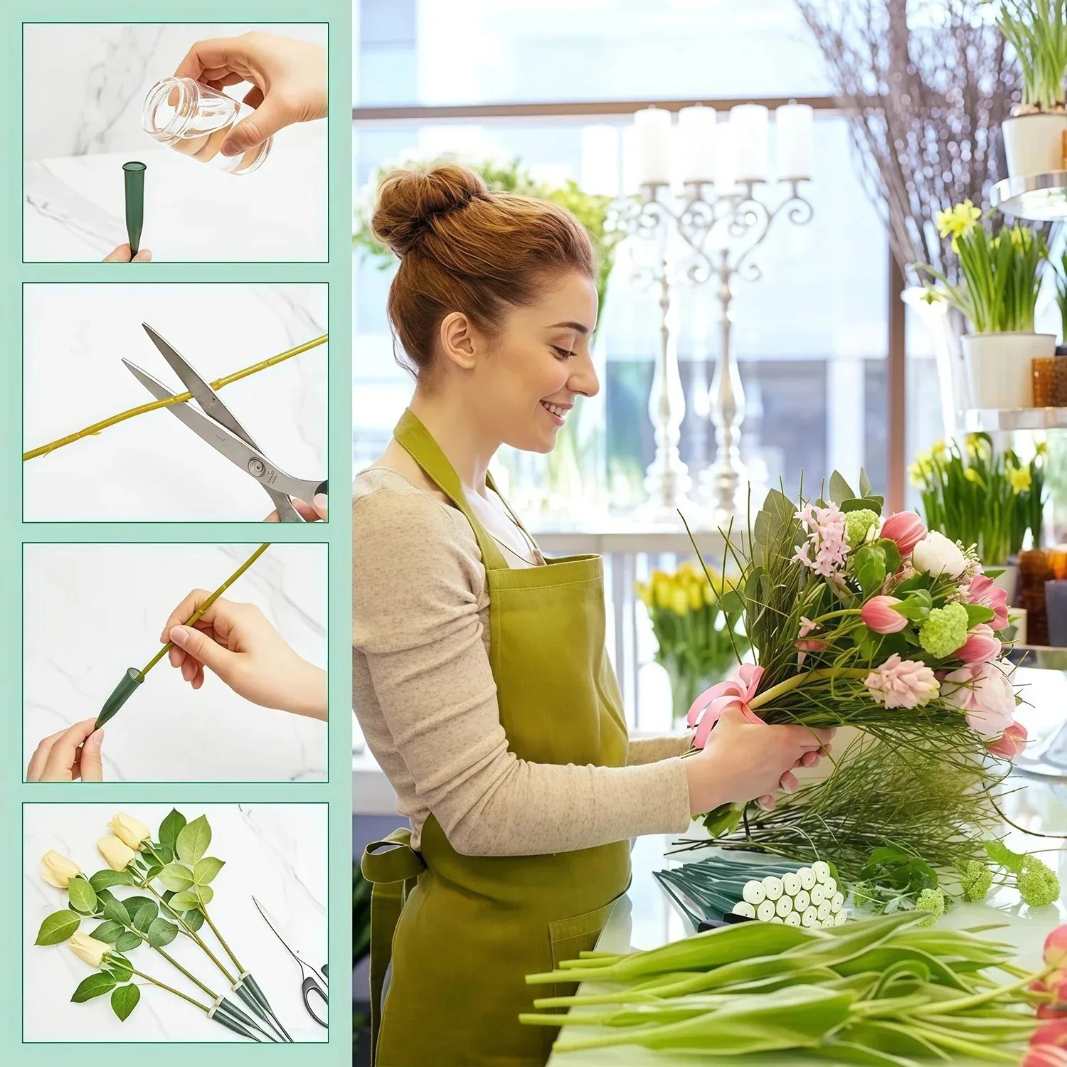 Tubos de agua florales de alta - Quality Florist Supply reseña y precio