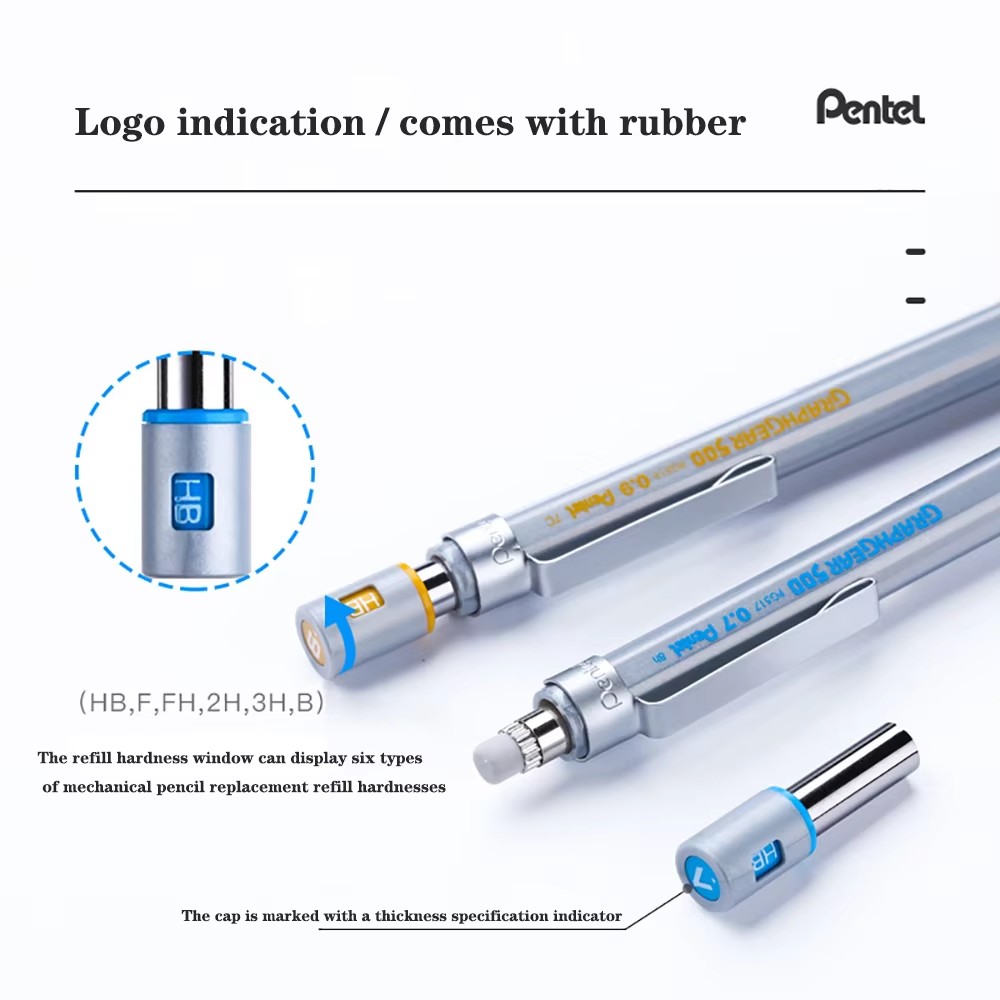 1 Pieza Lápiz Mecánico Pentel  - Pentel Pen Graphgear reseña y precio
